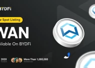 BYDFi列出$WAN -探索开创性的区块链互操作性解决方案，市值达到惊人的5920万美元